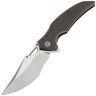 Нож Rike Knife S05 сталь M390 рукоять Dark Gray Titanium