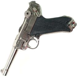 Макет пистолет Люгер P08 DE-8143 1898г никель (Denix)