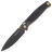 Нож Real Steel Huginn black сталь VG-10 рукоять Black G10/Gold Hardware (7652BG)