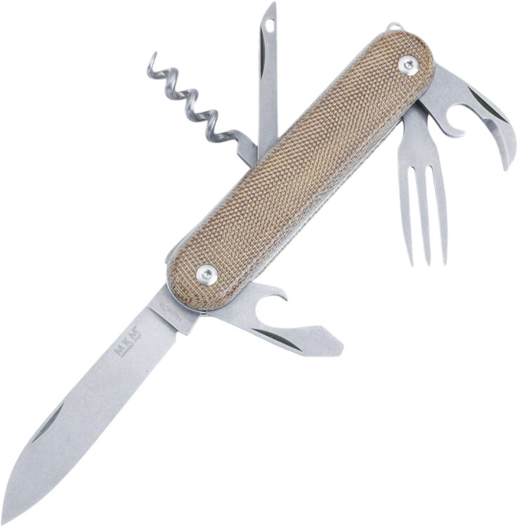 Нож MKM Malga 6 сталь MagnaCut рукоять Natural Canvas Micarta (MP06MAG-NC)