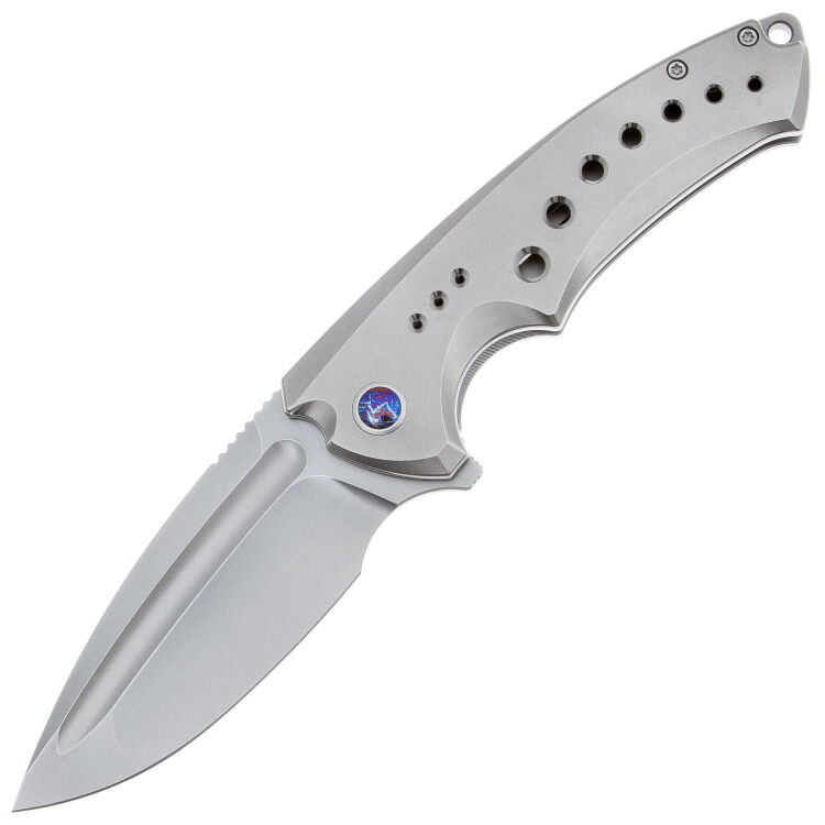 Нож WE Knife Nexusia beadblast сталь CPM-20CV рукоять Gray Titanium (WE22044-4)