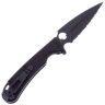 Нож Daggerr Arrow Flipper Black Serrated сталь D2 рукоять Black G10