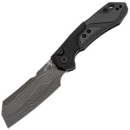 Нож Kershaw Launch 14 сталь Damascus рукоять Black Aluminium/Carbon fiber (7850BLKDAM)