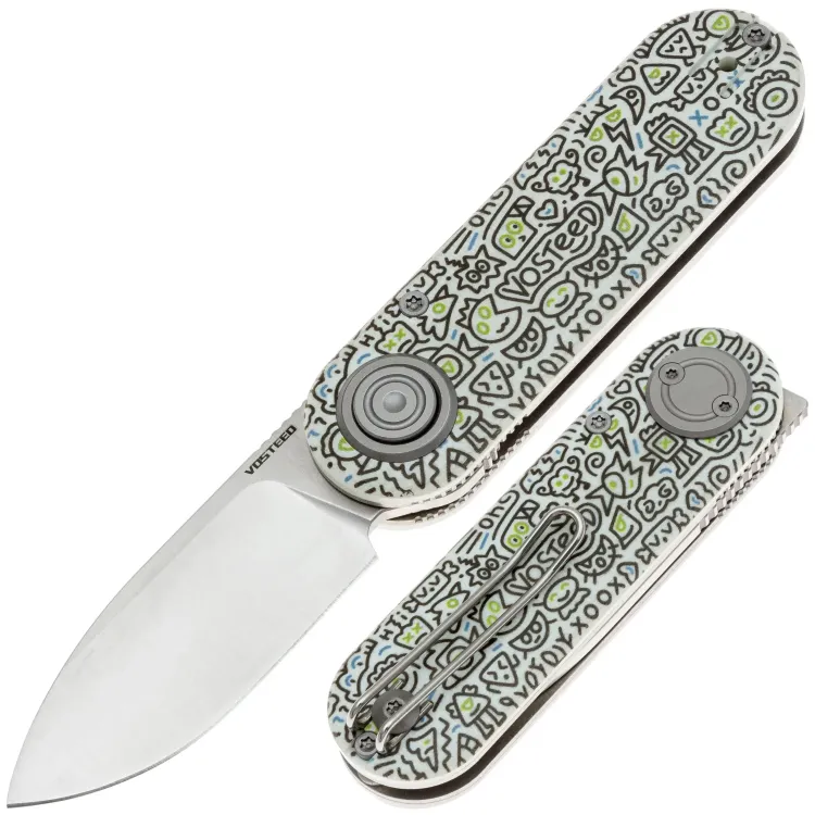 Нож Vosteed Corgi-V satin сталь 14C28N рукоять Doodle Monster G10