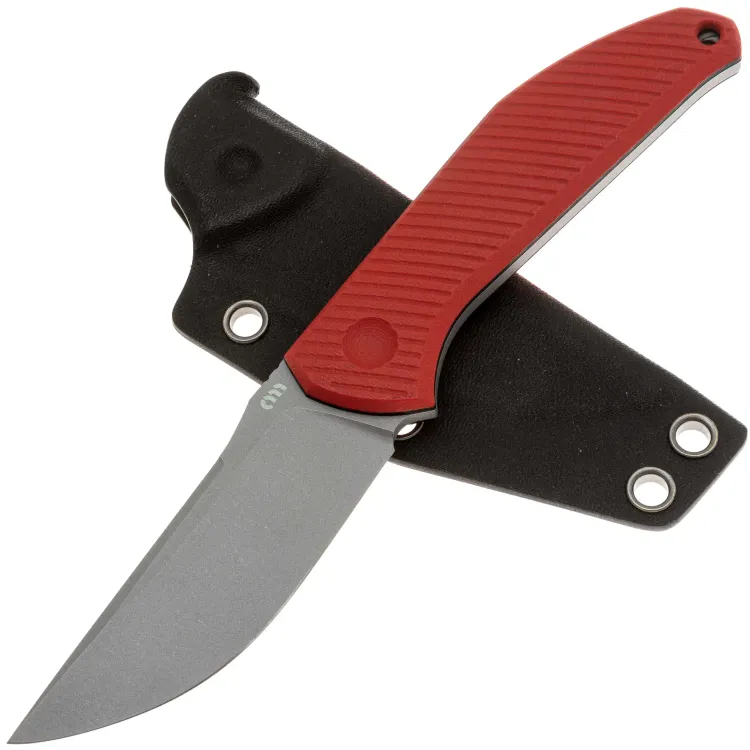 Нож Tohus knives Экара сталь Elmax рукоять Red G10