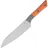 Нож кухонный Microtech 6" Utility Knife сталь M390MK рукоять Ti/Ember Orange G10 (3400B-10EM)