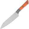 Нож кухонный Microtech 6" Utility Knife сталь M390MK рукоять Ti/Ember Orange G10 (3400B-10EM)