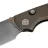 Нож Vosteed Porcupine TiSlim stonewash сталь S90V рукоять Antique Brasswash Titanium