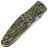 Нож Mcusta Senguoku Sengoku Rikyu Tea сталь VG-10/damascus рукоять Green Pakka Wood (MC-0184D)