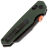 Нож Vosteed Talarurus blackwash сталь 14C28N рукоять Green Micarta