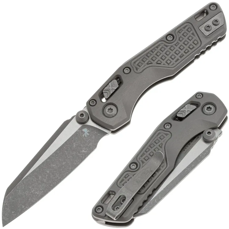 Нож Microtech MSI Mini apocalyptic сталь M390MK рукоять Natural Clear Frag Aluminium