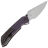 Нож Kansept Fenrir stonewash сталь S35VN рукоять Purple Micarta/Blackwash Titanium
