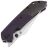 Нож Kansept Fenrir stonewash сталь S35VN рукоять Purple Micarta/Blackwash Titanium