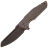 Нож WE Knife StarHawk Blackwash сталь CPM-20CV рукоять Bronze Titanium (WE21017-2)