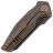 Нож WE Knife StarHawk Blackwash сталь CPM-20CV рукоять Bronze Titanium (WE21017-2)