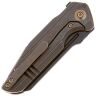 Нож We Knife StarHawk Blackwash сталь CPM-20CV рукоять Bronze Titanium (WE21017-2)