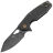 Нож FOX Yaru сталь M398 PVD blackwash рукоять Carbon Fiber (FX-527LI CF)