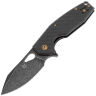 Нож FOX Yaru сталь M398 PVD blackwash рукоять Carbon Fiber (FX-527LI CF)