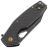 Нож FOX Yaru сталь M398 PVD blackwash рукоять Carbon Fiber (FX-527LI CF)
