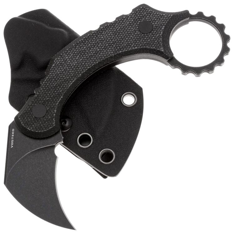Нож Vosteed Dirty Girl blackwash сталь 14C28N рукоять Black Micarta