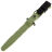 Нож Mr.Blade Leshiy serrated blackwash сталь AUS-8 рукоять OD Green Elastron