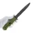 Нож Mr.Blade Leshiy serrated blackwash сталь AUS-8 рукоять OD Green Elastron