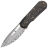 Нож WE Knife Baloo сталь Hakkapella Damasteel рукоять Black Ti/Copper Foil CF (WE21033-DS1)