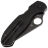 Нож Spyderco Para 3 LTW Black Serrated сталь CTS-BD1N рукоять Black FRN (C223SBBK)