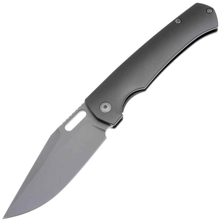Нож Artisan Cutlery Revel sandblast сталь S90V рукоять Gray Titanium