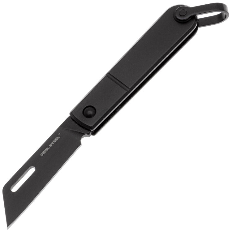 Нож Real Steel Baby Barlow black сталь 12C27 рукоять Black Stainless steel (8032)