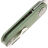 Нож Vosteed Corgi-V stonewash сталь 14C28N рукоять Green Aluminum