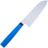 Нож кухонный Owl Knife Сантоку SA160 сталь N690 рукоять синий G10