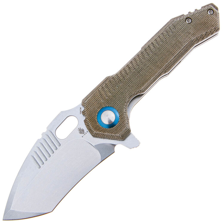 Нож Kizer Mini Paragon stonewash сталь 154CM рукоять Micarta