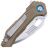 Нож Kizer Mini Paragon stonewash сталь 154CM рукоять Micarta