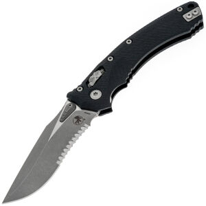 Нож Microtech Amphibian Ram-Lok apocalyptic сталь M390MK рукоять Black G10 (137RL-11APFLGTBK)  (137RL-11APFLGTBK)