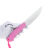Нож 7 Ножей Айсберг Гибрид спуски 2/3 сталь AUS-10co рукоять Pink G10
