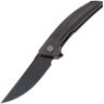 Нож Petrified Fish Deepsea Blackwash сталь K110 рукоять Carbon Fiber