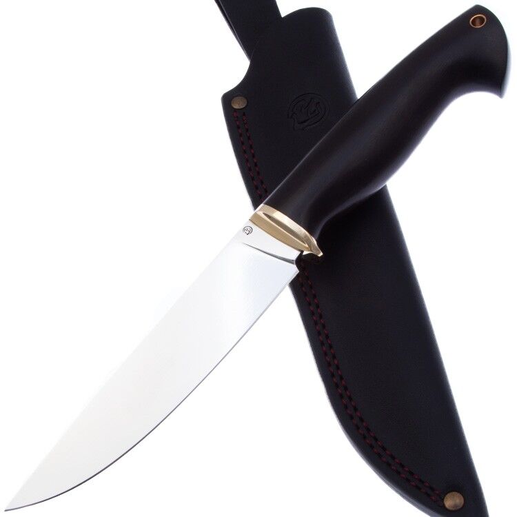 Нож Универсал-2 сталь N690 рукоять граб/бронза (Чебурков А.И.)