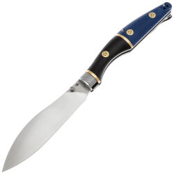 Нож Reptilian Трапёр-02 Limited сталь D2 рукоять Blue micarta/G10