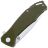 Нож QSP Raven satin сталь D2 рукоять Green G10 (QS122-B1)