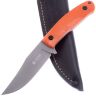 Нож Kizlyar Supreme Asket tacwash кожа сталь N690 рукоять Orange G10