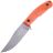 Нож Kizlyar Supreme Asket tacwash кожа сталь N690 рукоять Orange G10