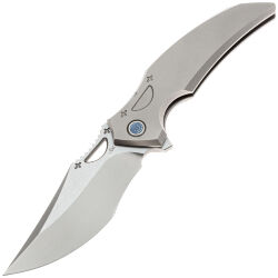 Нож Rike Knife S05 сталь M390 рукоять Gray Titanium