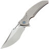 Нож Rike Knife S05 сталь M390 рукоять Gray Titanium