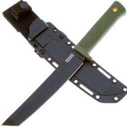 Нож Cold Steel Recon Tanto сталь SK-5 рукоять OD Green Kray-Ex (49LRTODBK)
