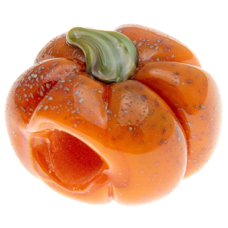 Бусина темлячная Тыква стекло (Огненные Сказки)