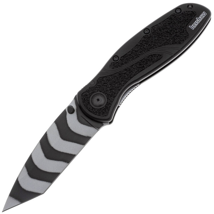 Нож Kershaw Blur Tactical Tanto Tiger Stripe сталь  CTS-BDZ1 рукоять Black Alu/Trac-Tec (1670TTS)