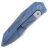 Нож We Knife Solid beadblast сталь CPM-20CV рукоять Blue Titanium (WE22028-4)