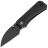 Нож CIVIVI Baby Banter Wharncliffe black сталь Nitro-V рукоять Black Burlap Micarta (C19068SC-1)