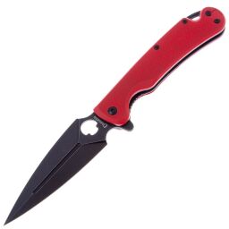 Нож Daggerr Arrow Flipper Black сталь D2 рукоять Red G10